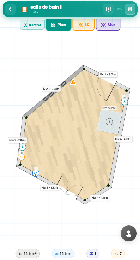 Gestion de projet - écran 1